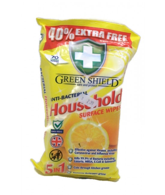 Green Shield Household Green Shield Household 70 броя мокри кърпи